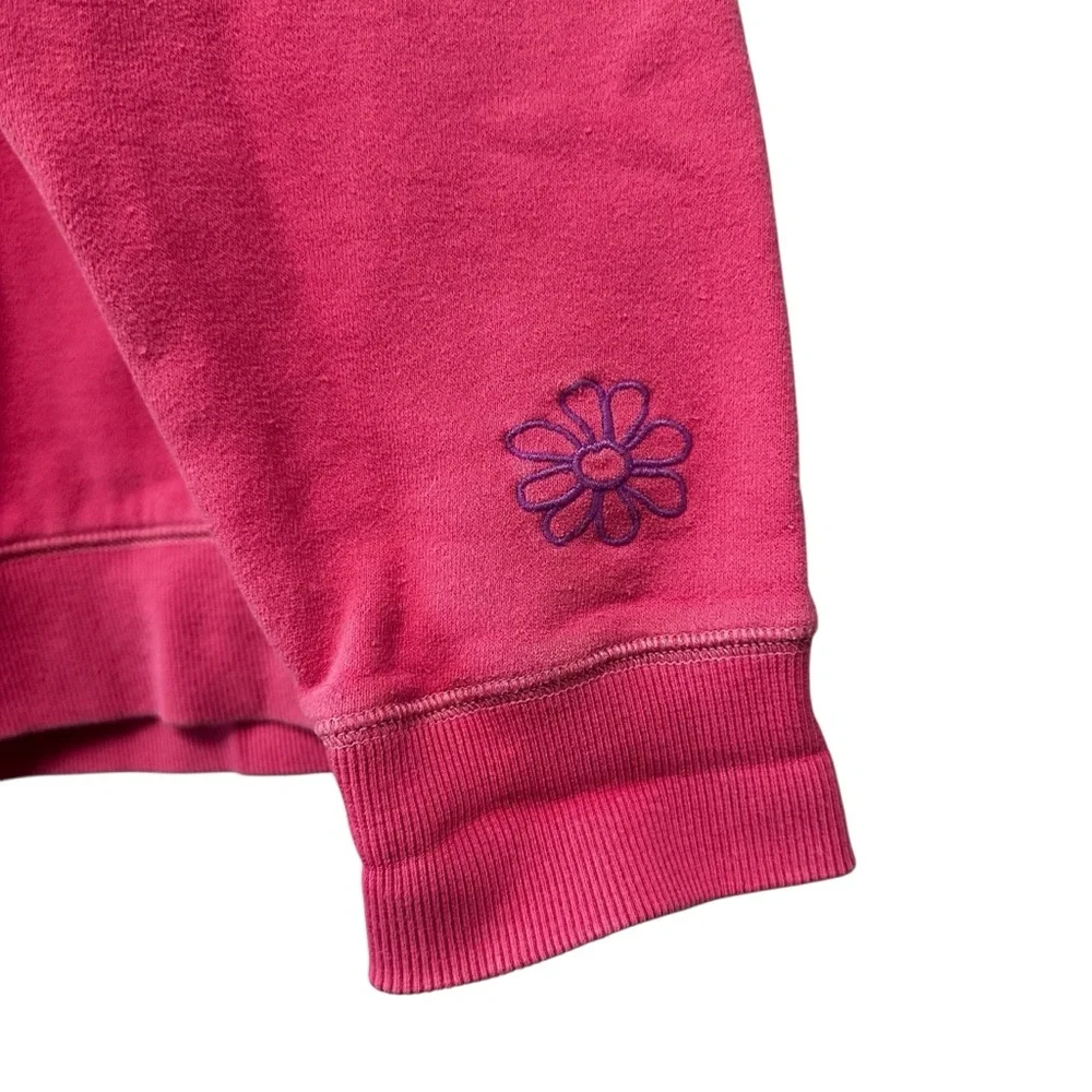 Life is Good Women's Pink Crewneck Sweatshirt - Picture 5 of 11